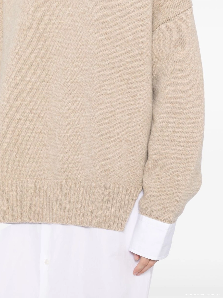 Affordable Stella top cuffs hem Women and McCartney shirt knitted 0719